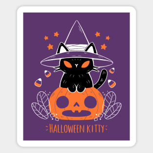 Halloween Kitty Magnet